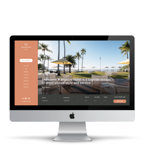 Booking Engine Homepage Mangrove Hotel 1